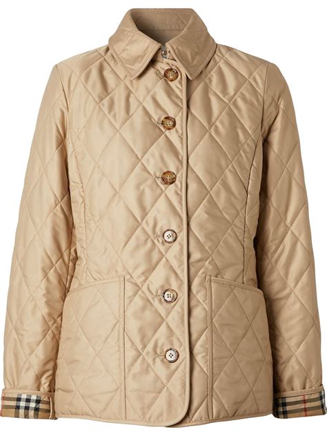 burberry archive scarf print diamond quilted coat|burberry thermoregulated diamond quilted jacket.